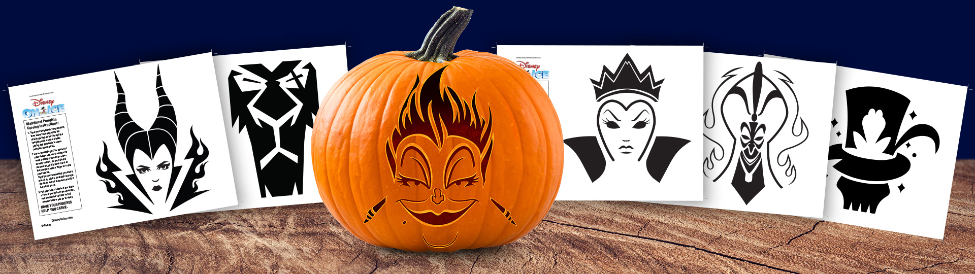 Evil Queen Pumpkin Stencil