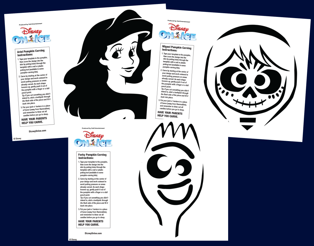 PUMPKIN STENCILS | Fun | The Official Site of Disney On Ice