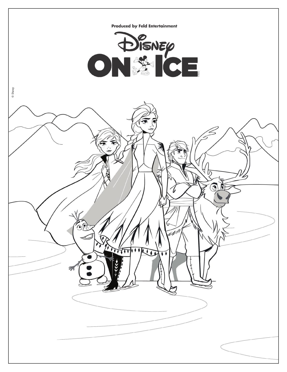 Coloring Pages Fun The Official Site Of Disney On Ice