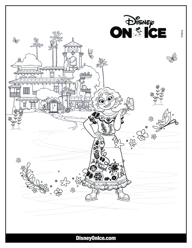 Mirabel Coloring Page  Cartoon coloring pages, Coloring pages, Disney  coloring pages