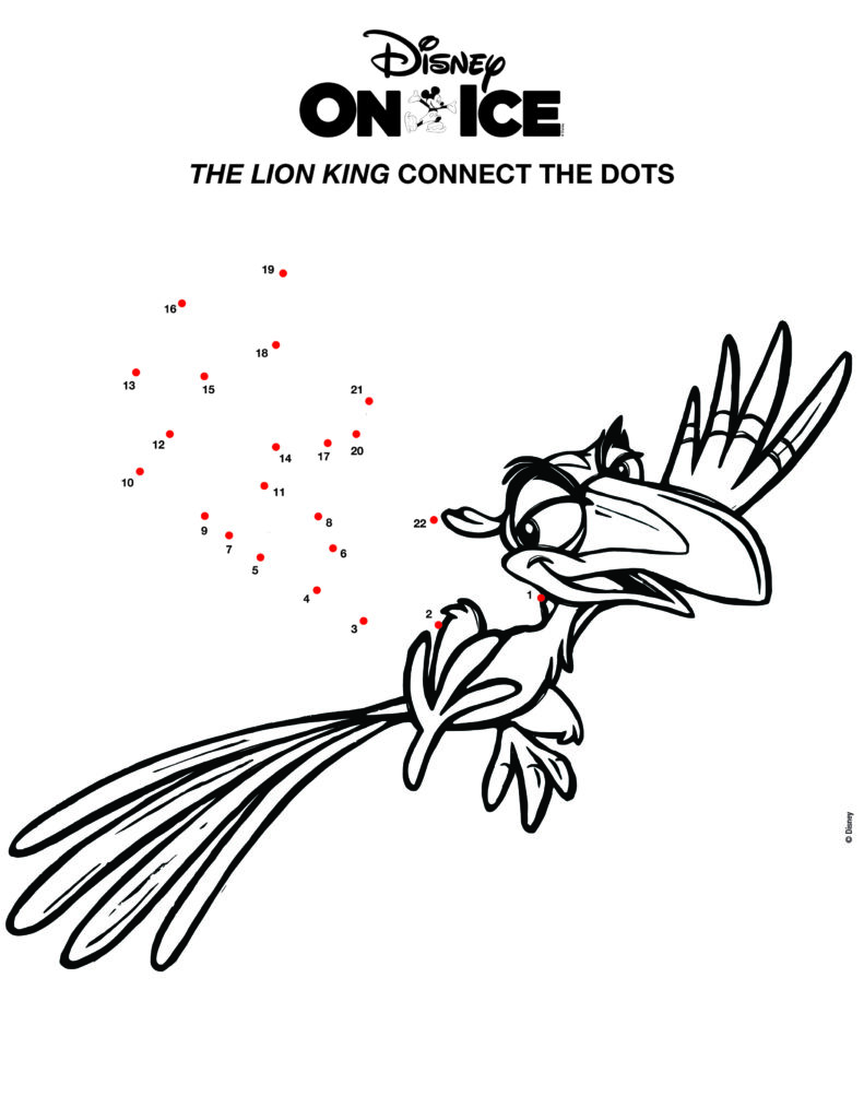 the lion king connect the dots