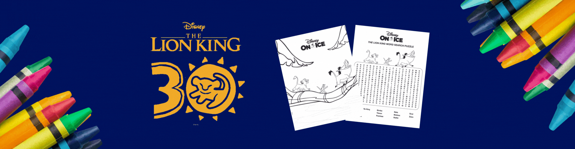 The Lion King Activity Sheets