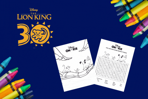 The Lion King Activity Sheets
